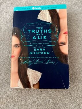 Harper Teen Back-Cover Design in Navy and Teal